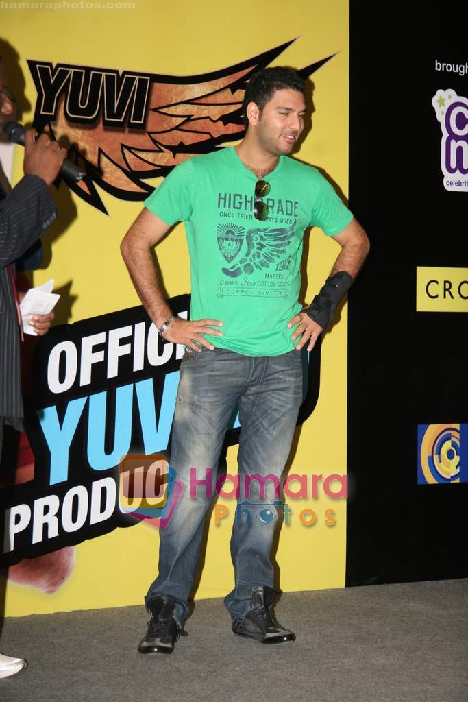 Yuvraj Singh at official merchandise launch in INorbit Mall on 6th March 2010