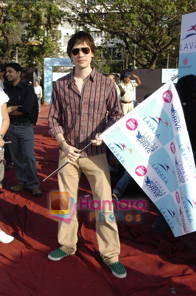 Luke Kenny at Lavassa car race for women in Bandra on 6th March 2010 