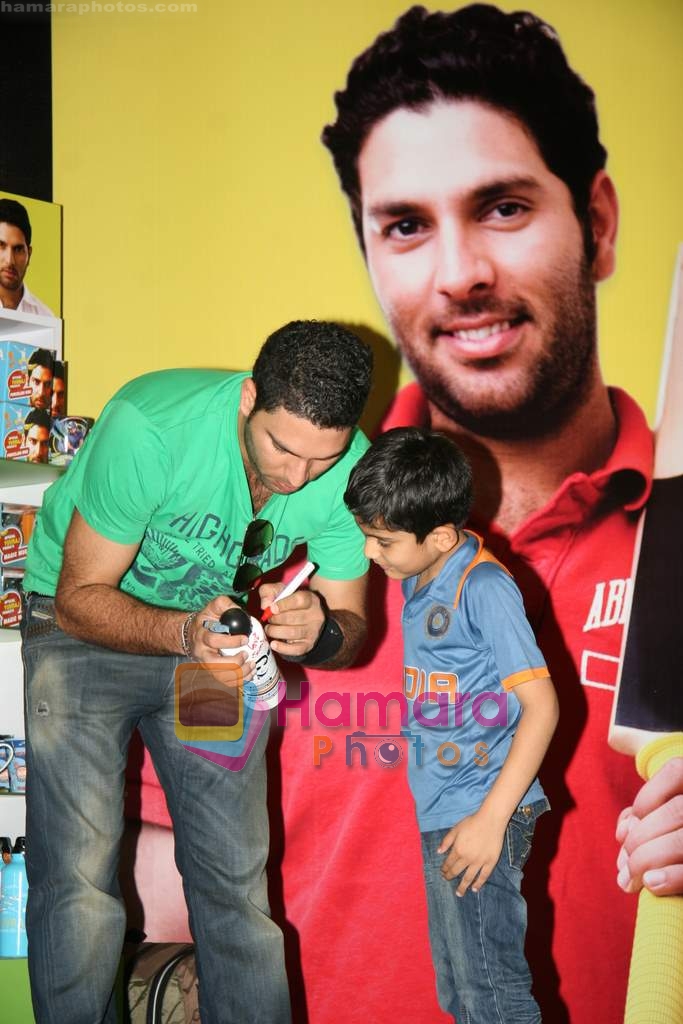 Yuvraj Singh at official merchandise launch in INorbit Mall on 6th March 2010 