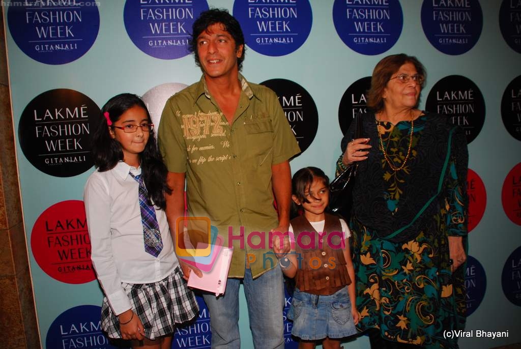 Chunky Pandey at Lakme Fashion Week 2010 Day 3 in Grand Hyatt, Mumbai on 7th March 2010 