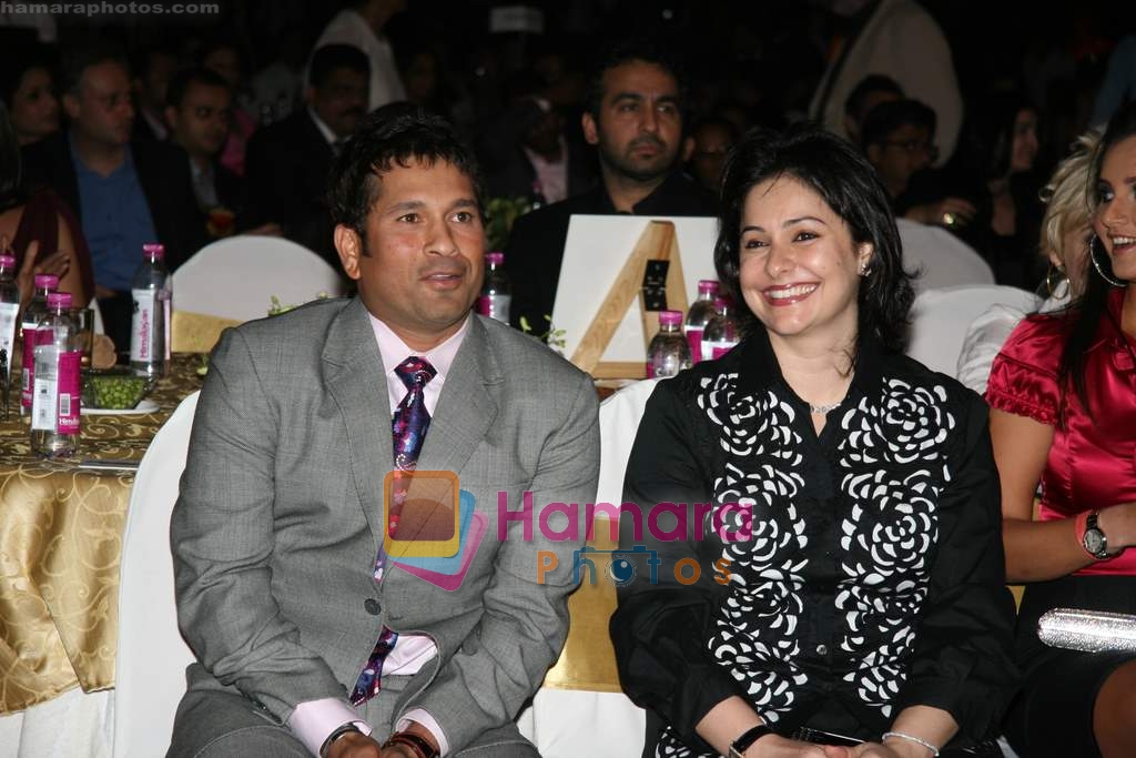 Sachin Tendulkar, Anjali Tendulkar at Sports Illustrated Awards in Taj Land's End on 8th March 2010 