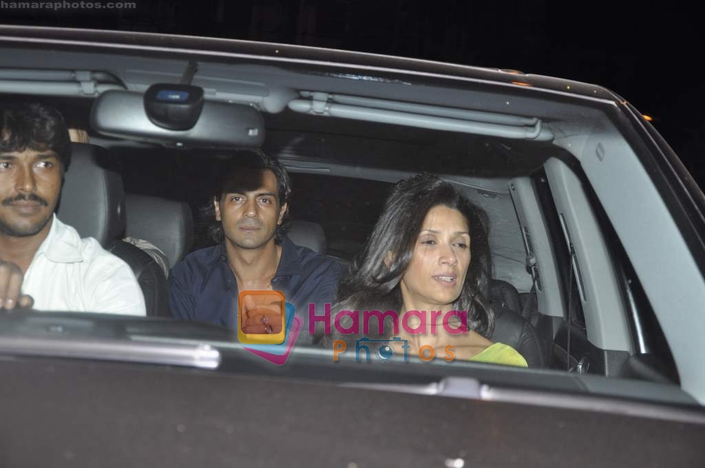 Arjun Rampal at SRK's bash for Akon in Mannat on 9th March 2010 