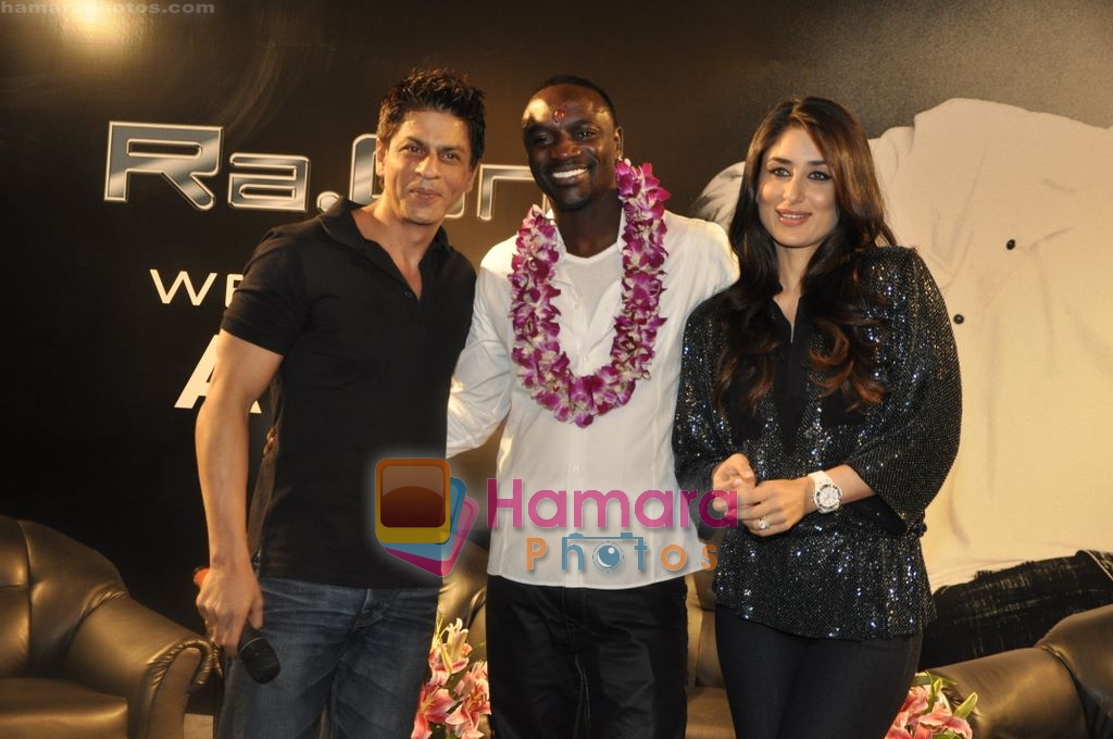 Shahrukh khan, Akon, Kareena Kapoor at Ra.One media meet in SaharaStar, Mumbai on 9th March 2010 