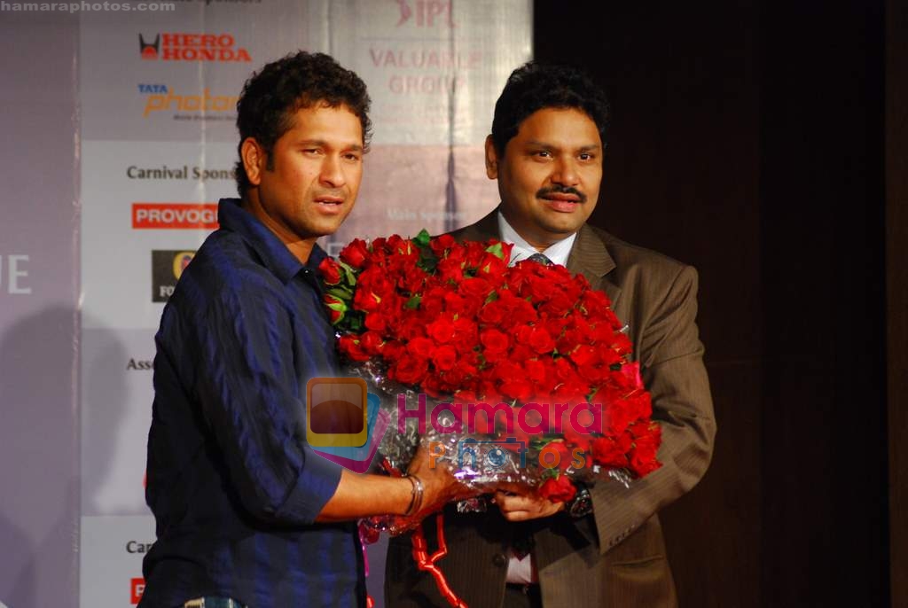 Sachin Tendulkar at IPL screening event in NCPA, Mumbai on 10th March 2010 
