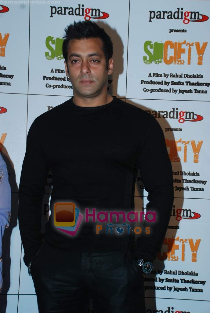 Salman Khan at Smita Thackeray's film Mahurat Society  in Four Bungalows on 15th March 2010 