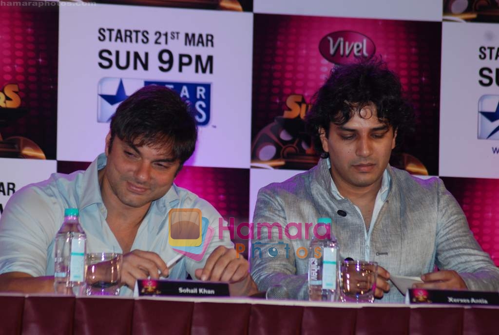 Sohail Khan at the Launch of STAR CINTAA Superstars Ka Jalwa in Mumbai on 15th March 2010 