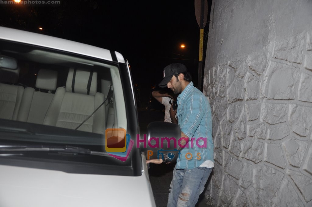Ranbir Kapoor spotted in Bandra in Olive, Mumbai on 17th March 2010 
