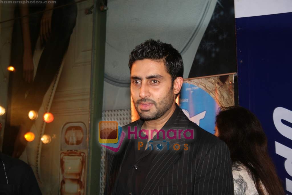 Abhishek Bachchan at the premiere of Marathi film Vihir in PVR on 18th March 2010 