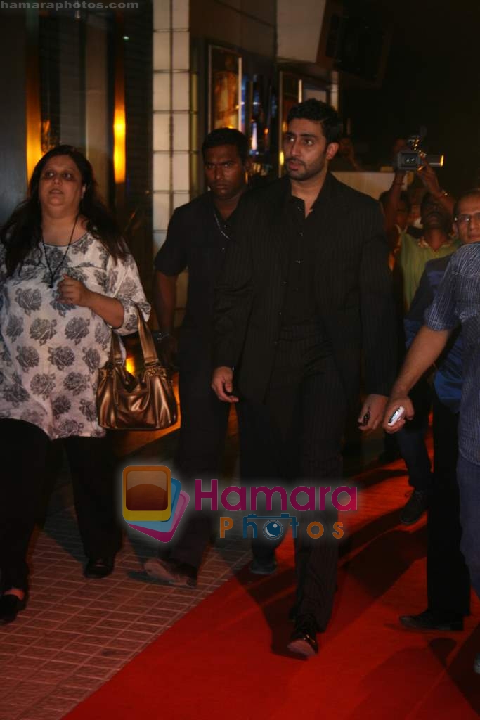 Abhishek Bachchan at the premiere of Marathi film Vihir in PVR on 18th March 2010 
