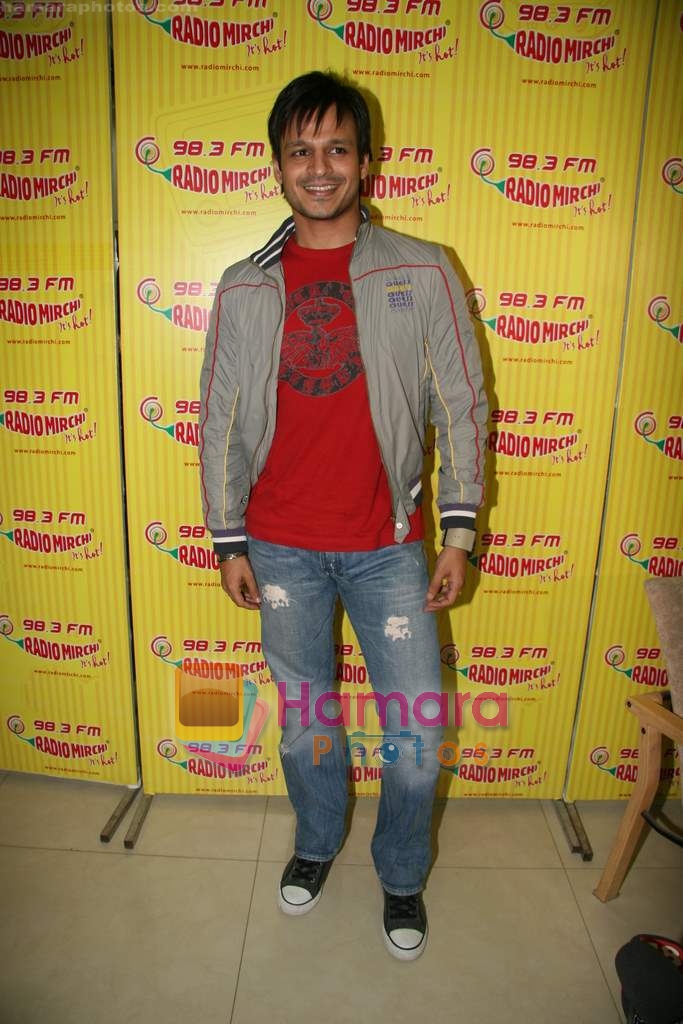 Vivek Oberoi at Radio Mirchi in Parel, Mumbai on 19th March 2010 