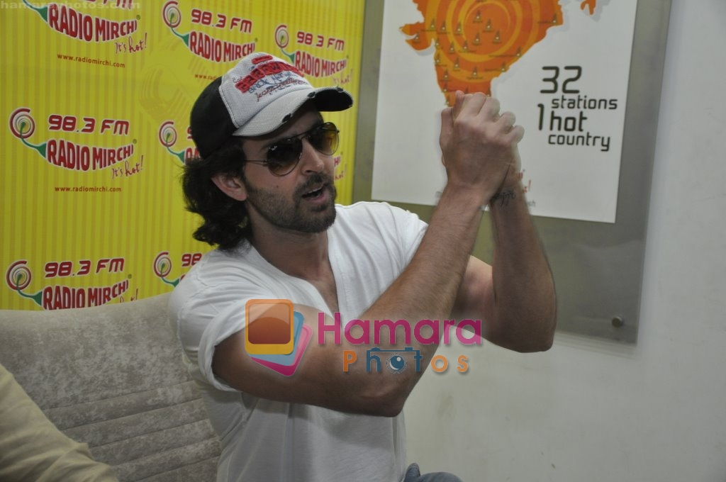 Hrithik Roshan promote Kites on Radio Mirchi in Mumbai on 24th March 2010 