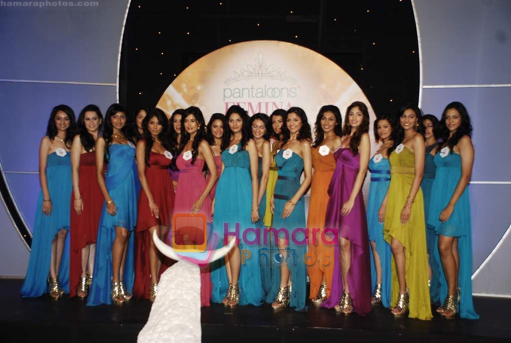 at Pantaloon Femina Miss India 2010 unveils finalists in Grand Hyatt on 23rd March 2010 