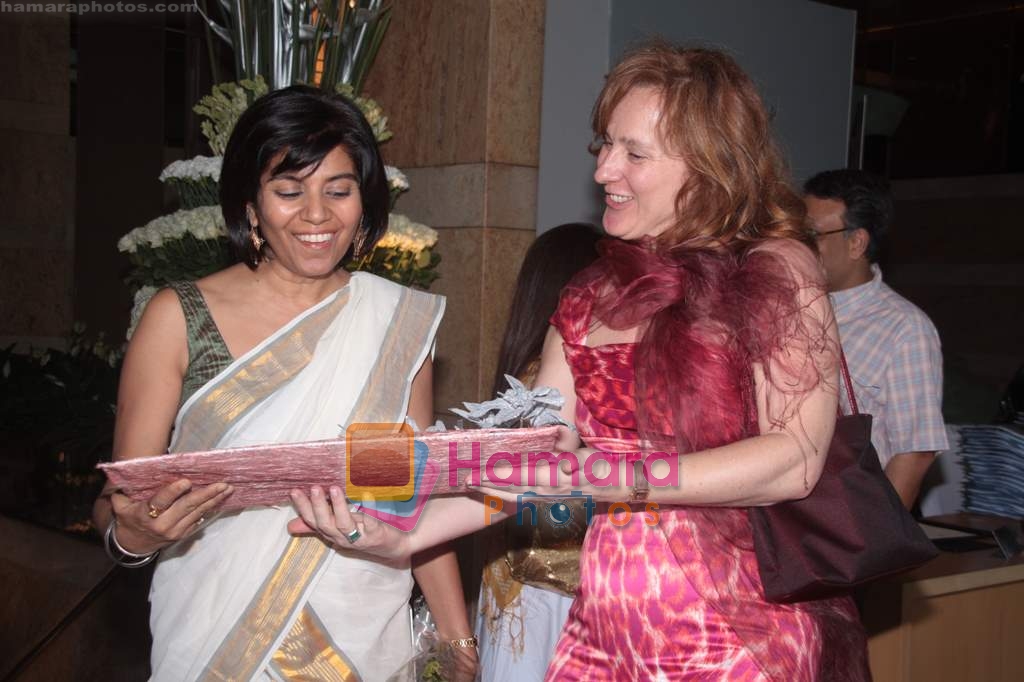 Mita Vashisht at the Launch of Bollywood Exhibition by photographer Gerladine Langlois in Grand Hyatt, Mumbai on 25th March 2010 