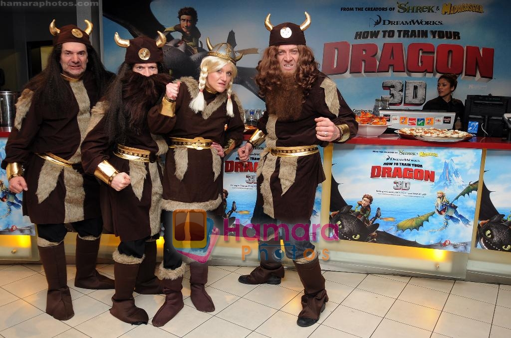 at How to Train your Dragon UK premiere on 28th March 2010 