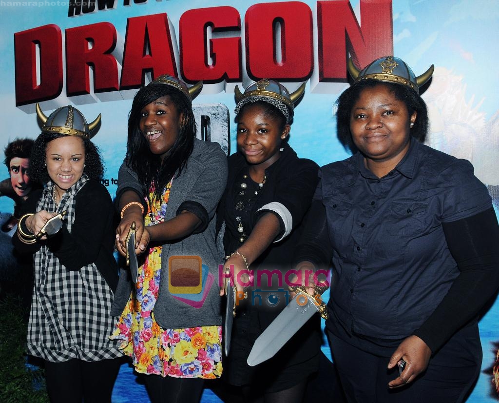 at How to Train your Dragon UK premiere on 28th March 2010 