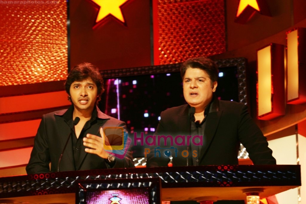 Sajid Khan, Shreyas Talpade at Star Cintaa Superstars ka Jalwa on 31st March 2010 