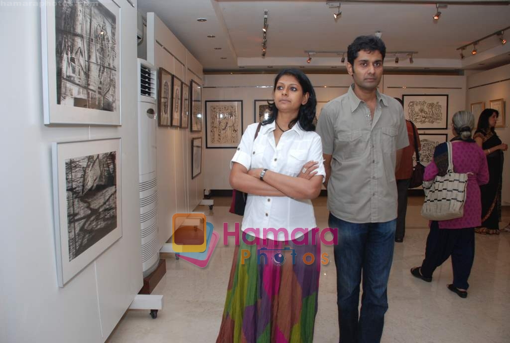 Nandita Das at Shuvaprana art exhibition - Linear Forms in Art N Soul on 2nd April 2010 