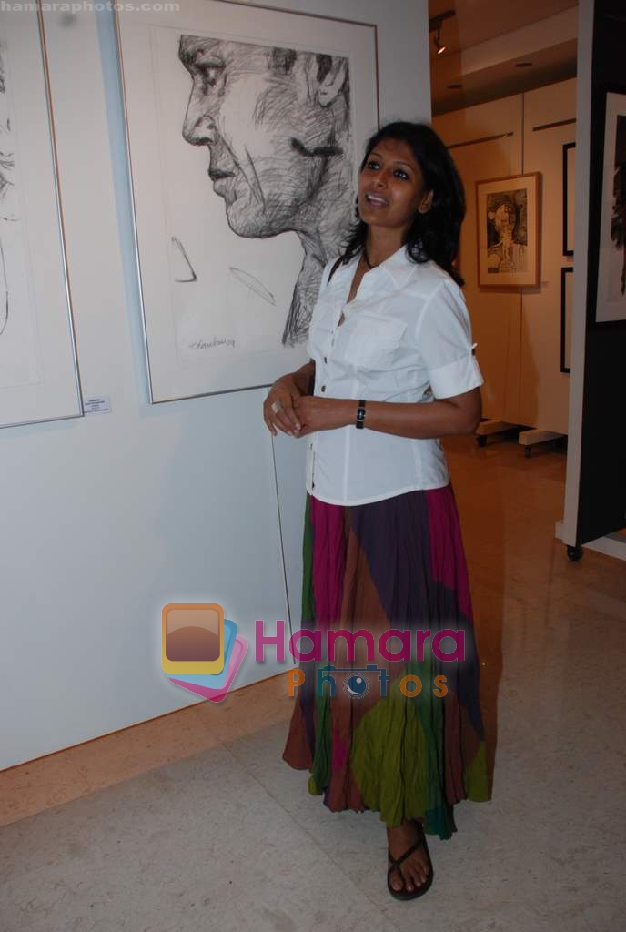 Nandita Das at Shuvaprana art exhibition - Linear Forms in Art N Soul on 2nd April 2010 