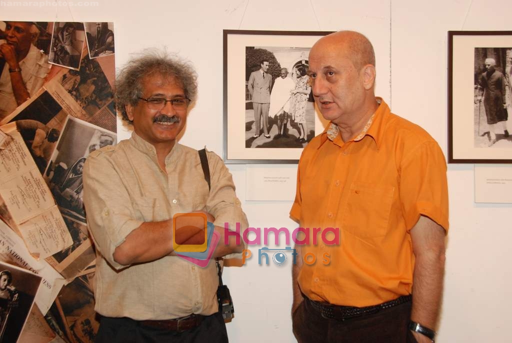 Anupam Kher at the launch of book HISTORY IN THE MAKING by photogrpaher Aditya Arya in NCPA on 2nd April 2010 