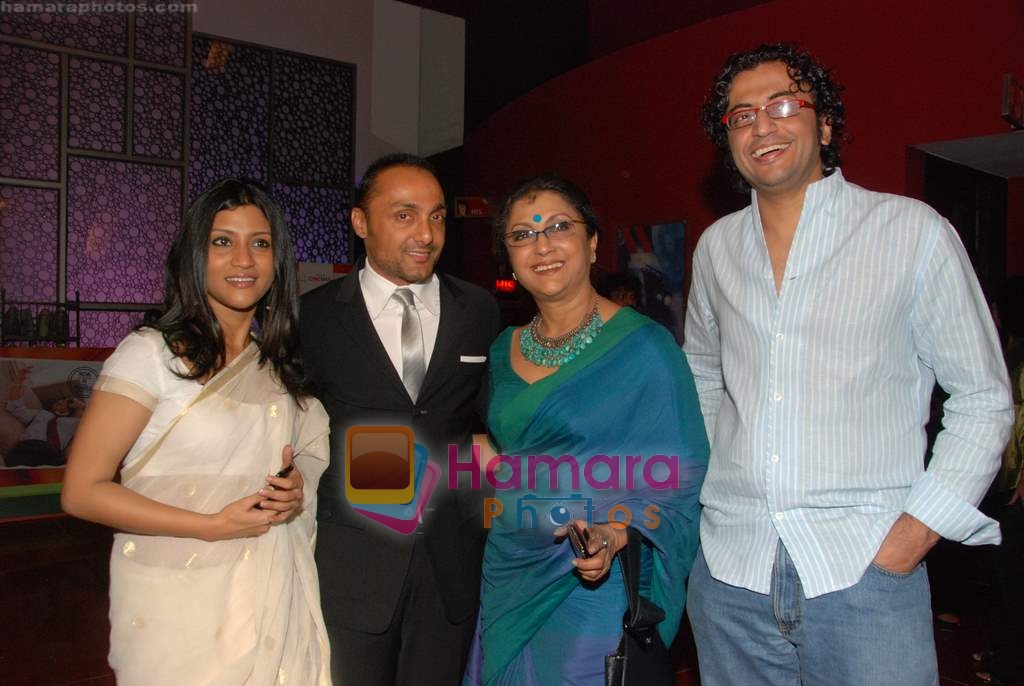Rahul Bose, Konkana Sen Sharma, Aparna Sen at The Japanese Wife film premiere  in Cinemax on 7th April 2010 