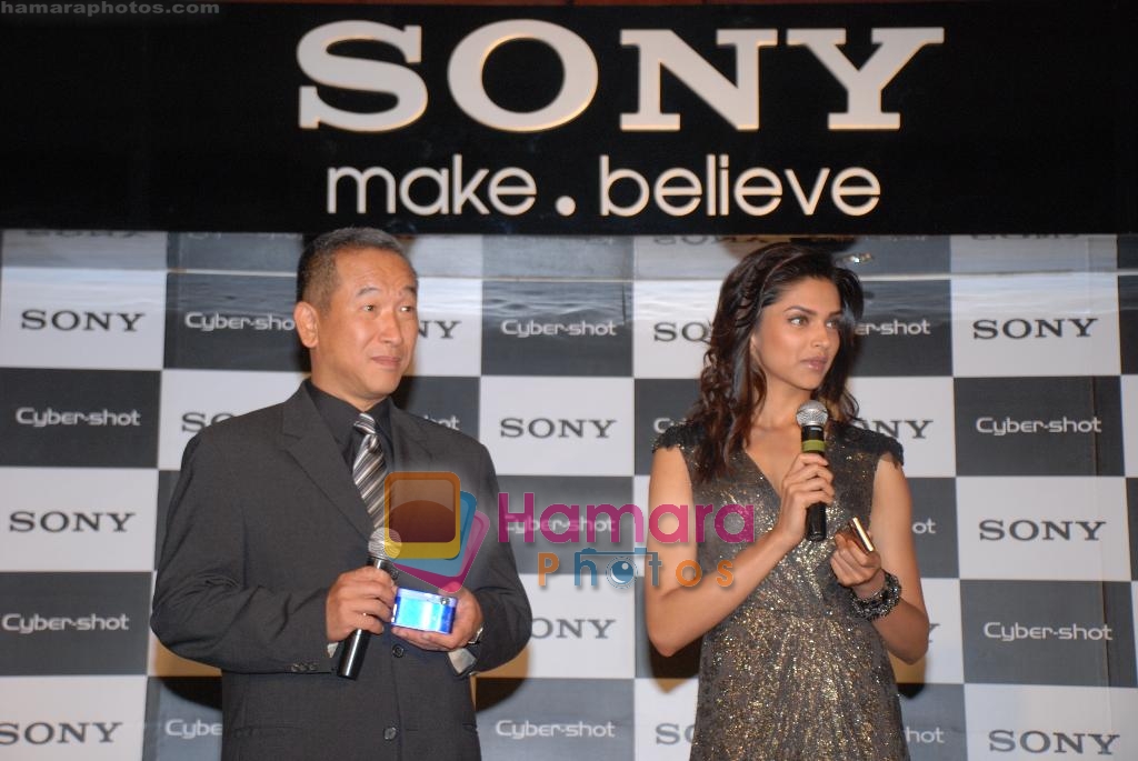 Deepika Padukone new brand ambassador for Sony Cyber Shot on 7th April 2010