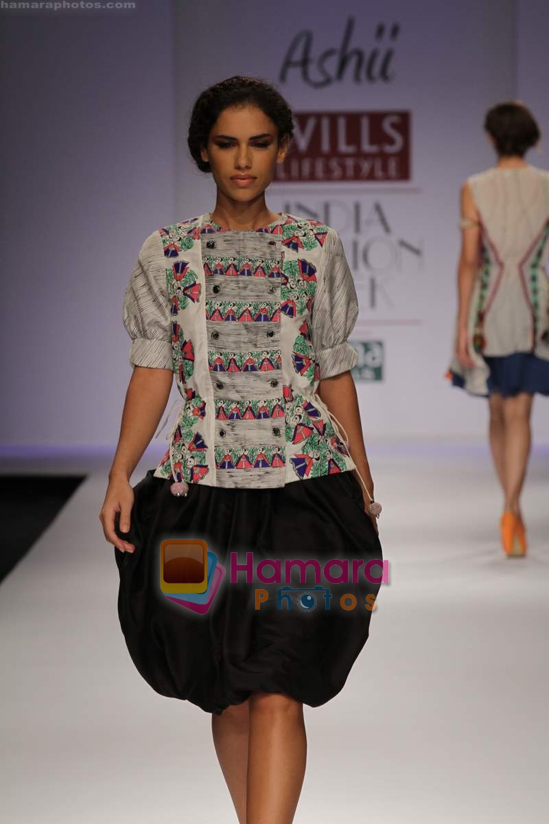 Model walk the ramp for Ashii By Ashima Singh Show at Wills India Fashion Week 2010 Day 4 on 28th March 2010 