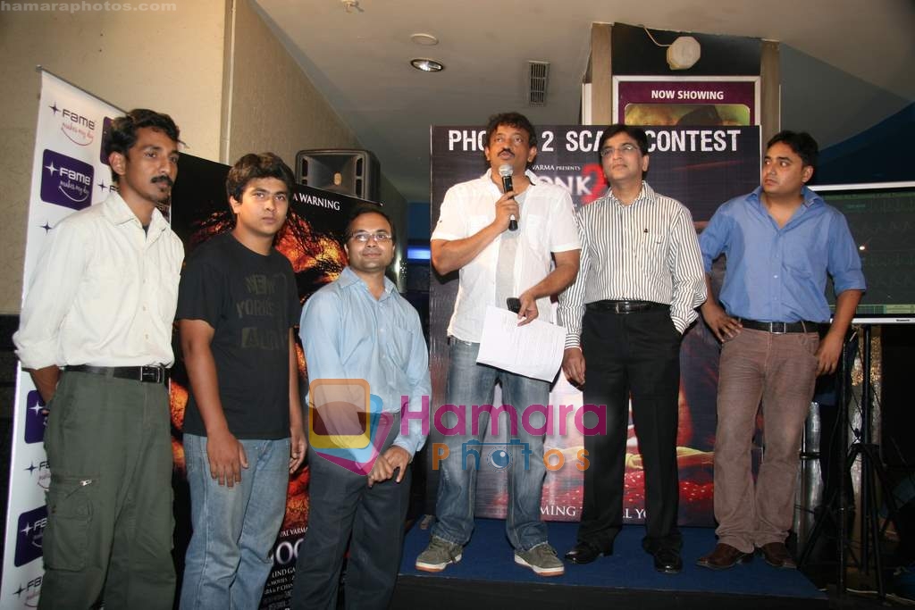 Ram Gopal Varma at Phoonk 2 Scare Contest in Fame on 15th April 2010 