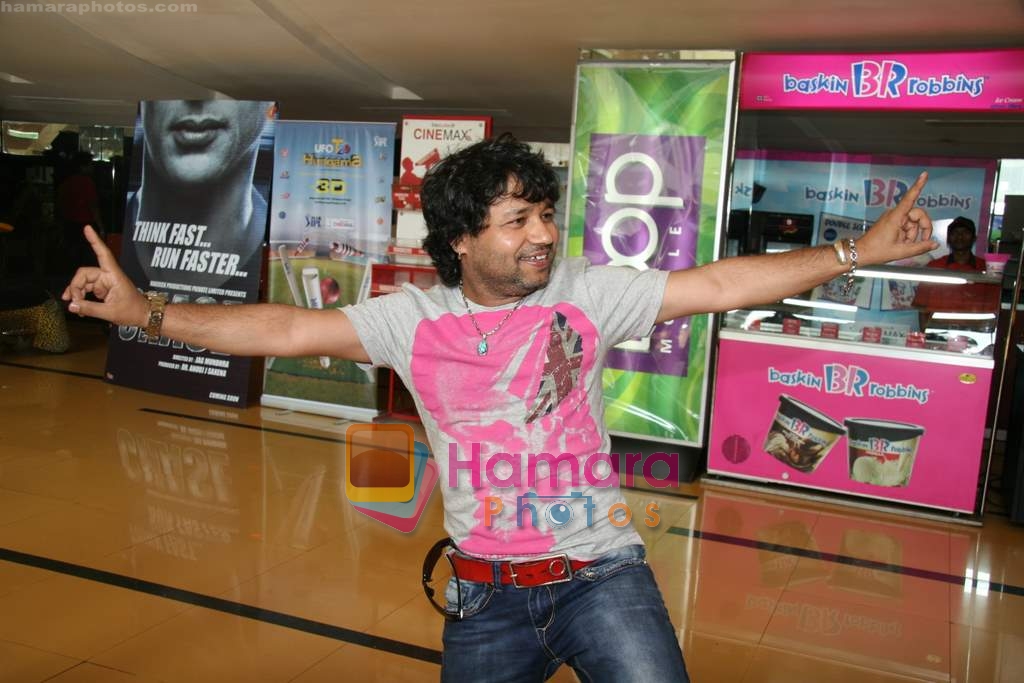 Kailash Kher at the Music launch of 3-d animation film Bird Idol in Cinemax on 17th April 2010 
