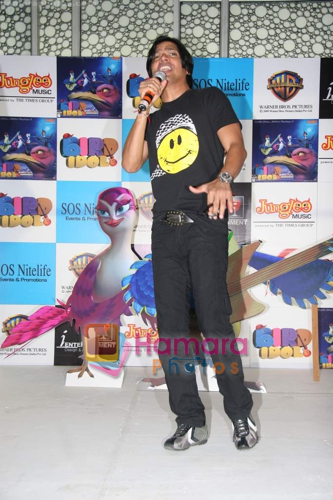 Shaan at the Music launch of 3-d animation film Bird Idol in Cinemax on 17th April 2010 