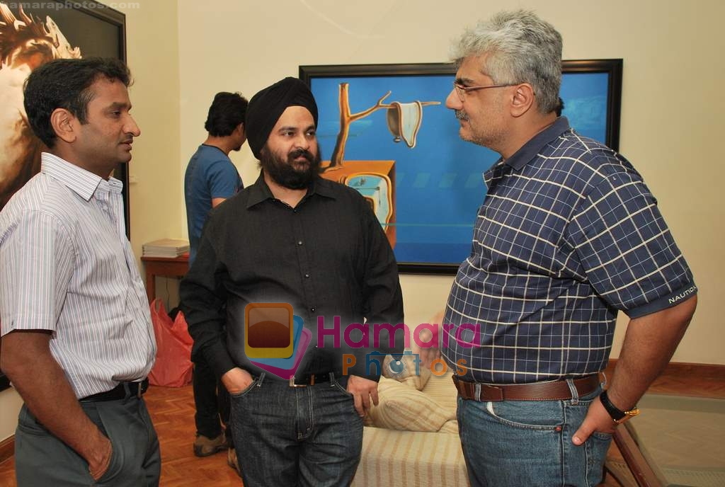 at Mritunjay Mondal's exhibition in India Fine Art on 23rd April 2010 