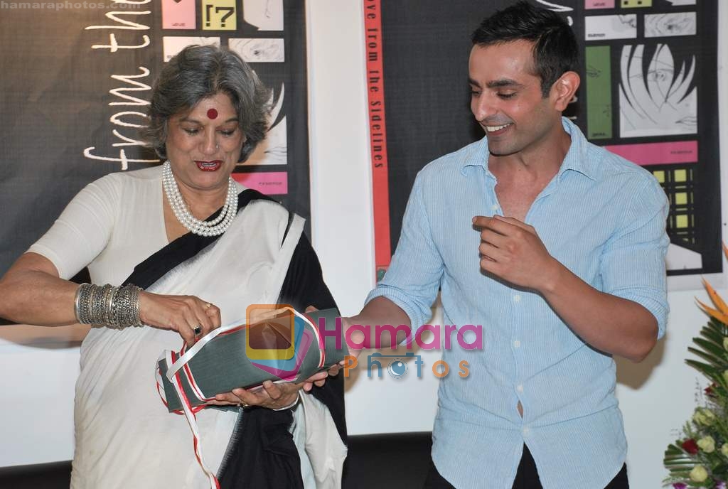 Dolly Thakore, Mayank Anand at the launch of Mayank Anand's book Love from the Sidelines in  ICIA Art Gallery on 27th April 2010 