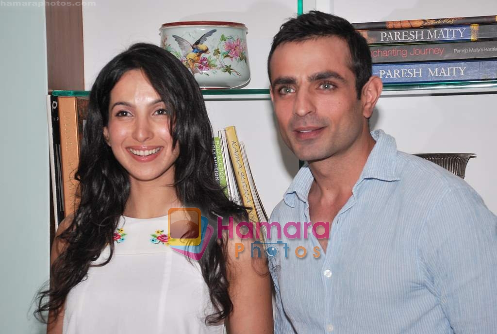 Shraddha Nigam, Mayank Anand at the launch of Mayank Anand's book Love from the Sidelines in  ICIA Art Gallery on 27th April 2010 