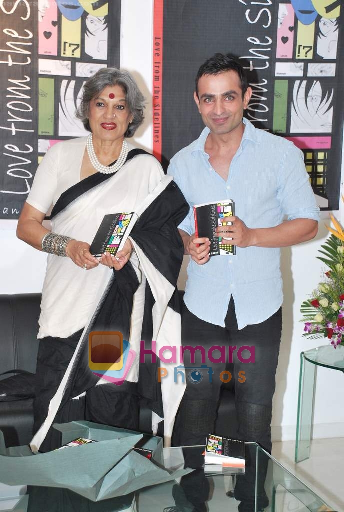 Dolly Thakore, Mayank Anand at the launch of Mayank Anand's book Love from the Sidelines in  ICIA Art Gallery on 27th April 2010
