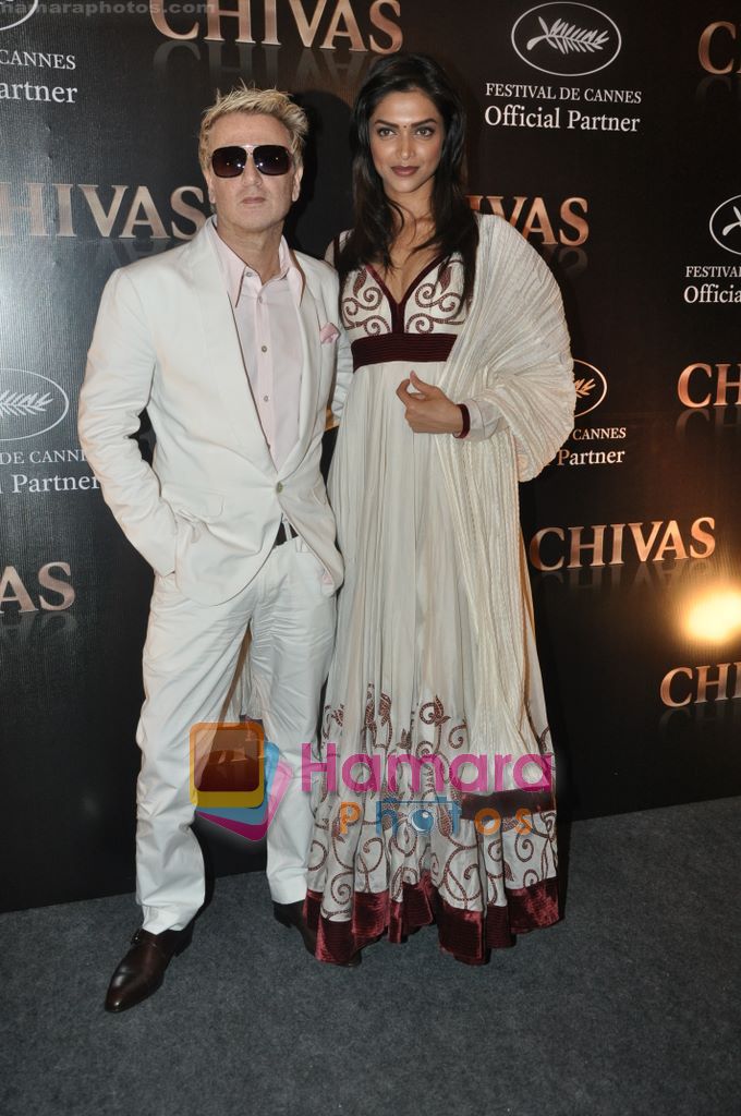 Deepika Padukone, Rohit Bal at Chivas-Cannes red carpet media meet in Grand Hyatt, Mumbai on 12th May 2010 