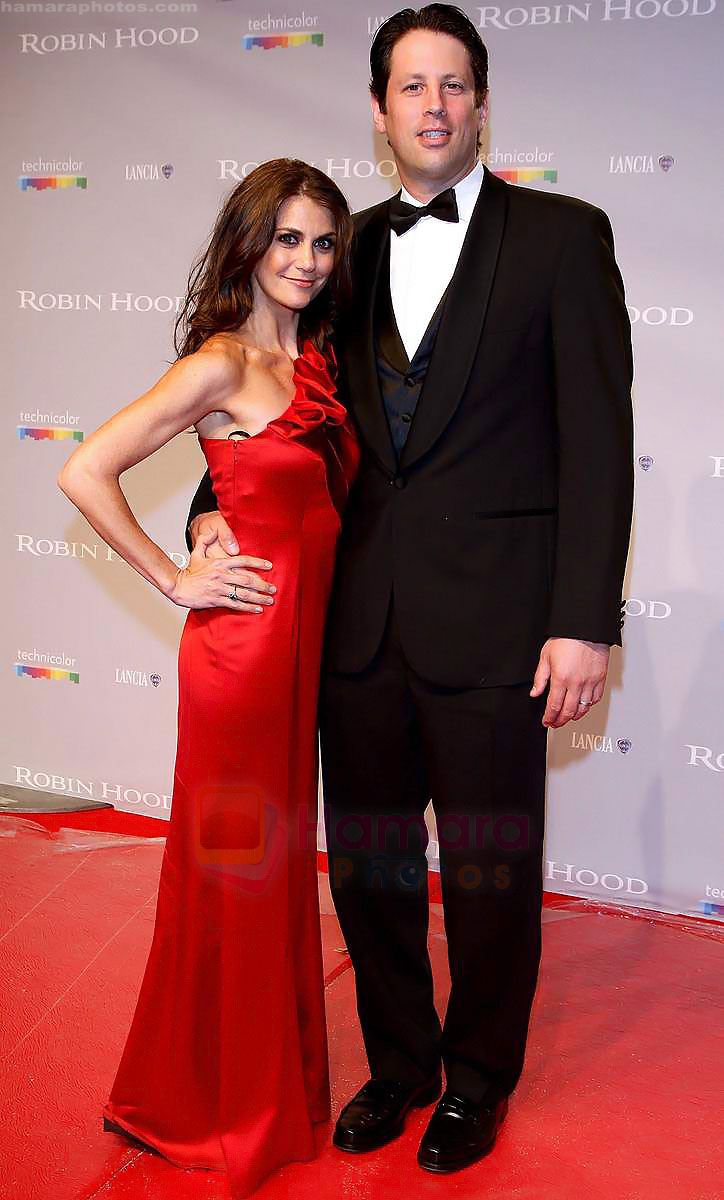 Samantha Harris and husband Michael Hess arrive at the ROBIN HOOD After Party at the Hotel Majestic during the 63rd Annual Cannes International Film Festival on May 12, 2010 in Cannes, France