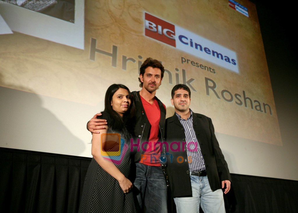Hrithik Roshan promotes Kites at Manhattan Big Cinemas on 15th May 2010
