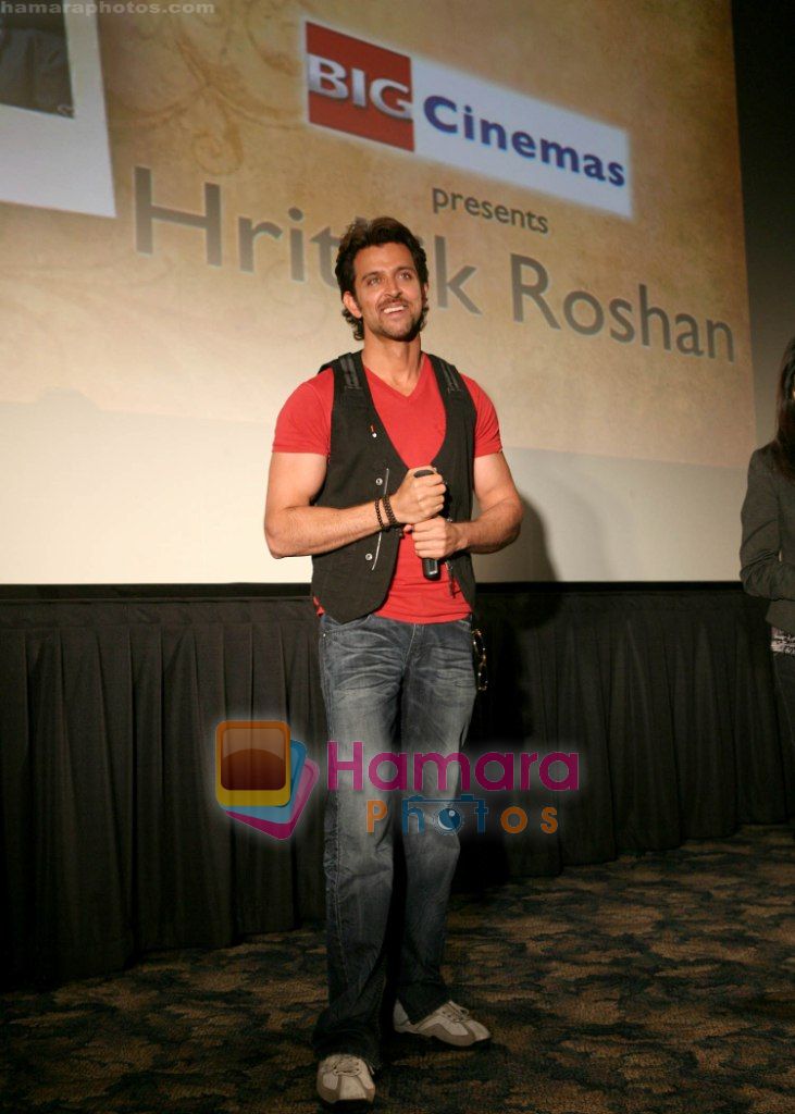 Hrithik Roshan promotes Kites at Manhattan Big Cinemas on 15th May 2010 