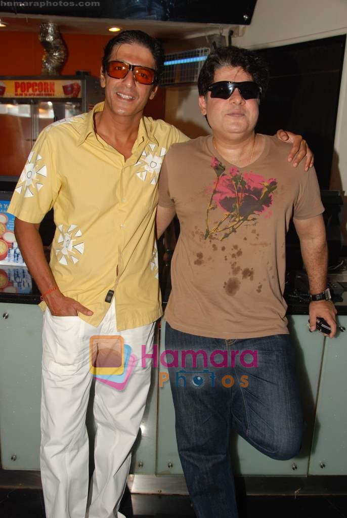 Sajid Khan, Chunky Pandey at the special screening of Housefull for kids in PVR, Juhu on 17th May 2010 