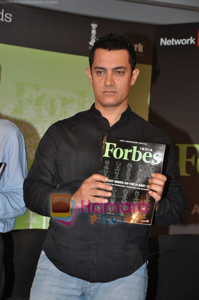 Aamir Khan unveils Forbes India 1st anniversary special magazine in Landmark, Mumbai on 20th May 2010 