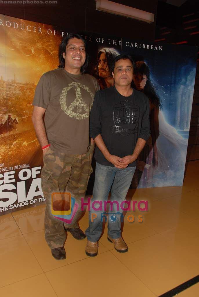 Piyush Jha, Sanjay Chhel at Prince of Persia premiere in Cinemax on 27th May 2010 
