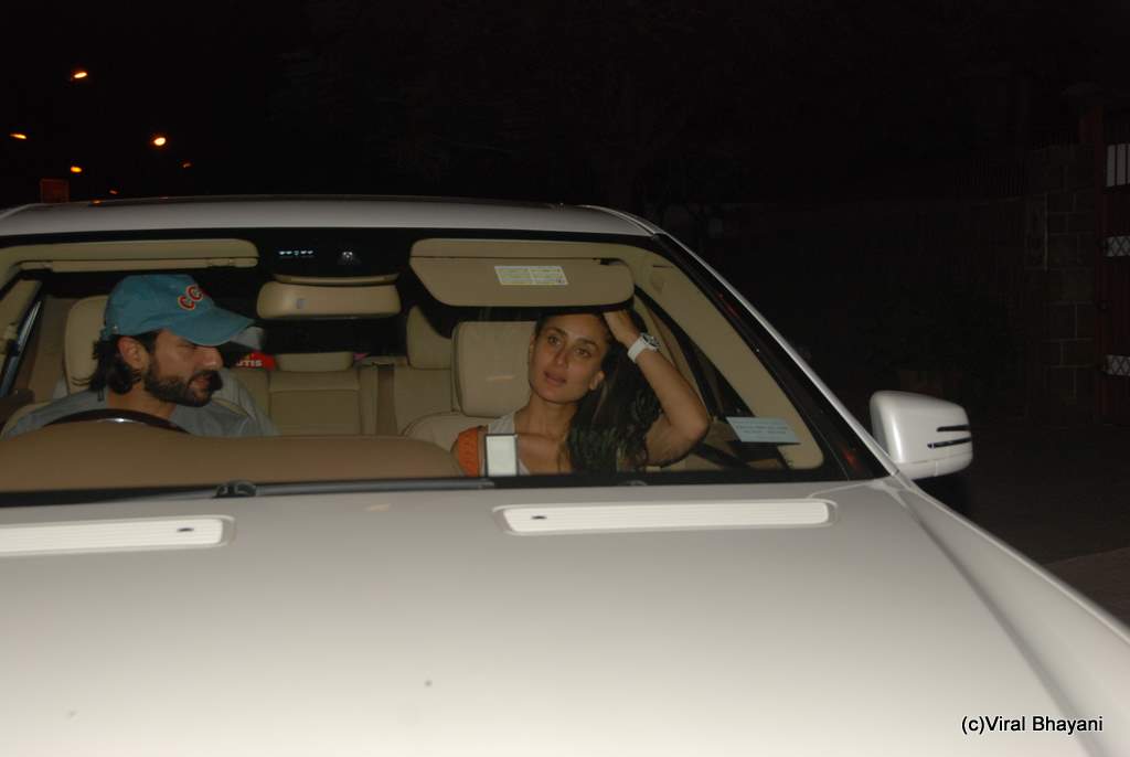 Kareena Kapoor, Saif Ali Khan at Karan Johar's birthday bash in Juhu on 29th May 2010 