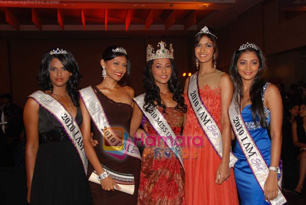 with I am She contestants in Westin Hotel on 30th May 2010 