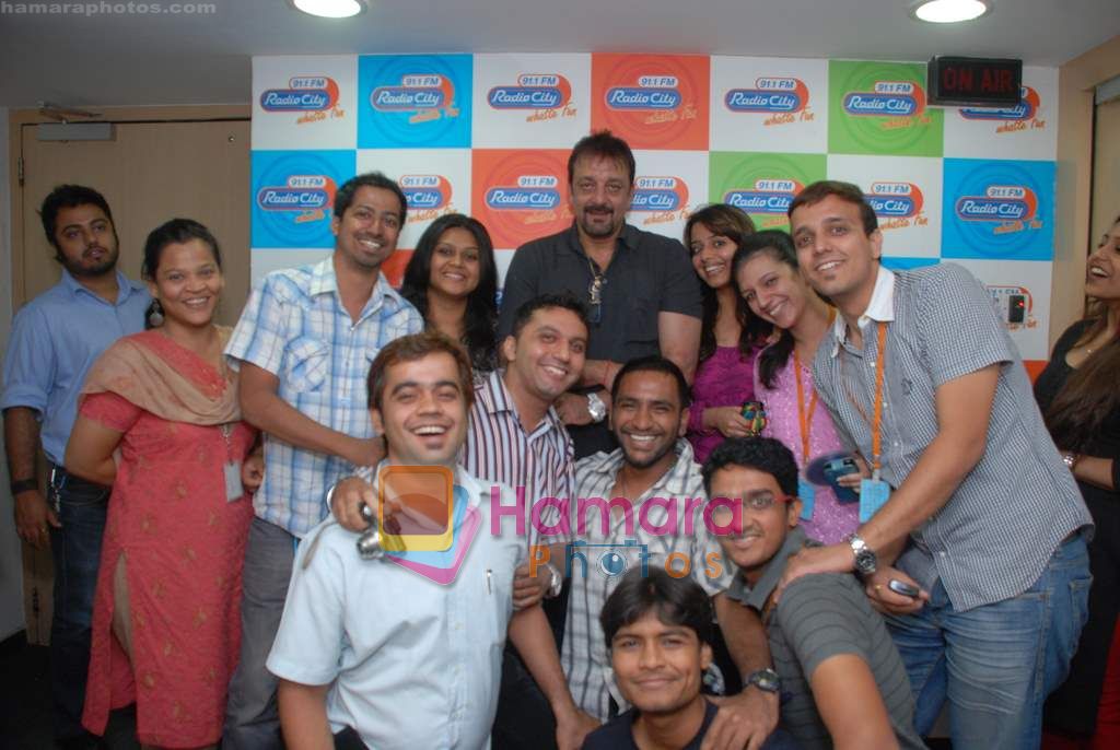 Sanjay Dutt promotes Lamhaa at Radio City in Bandra, Mumbai on 9th June 2010 