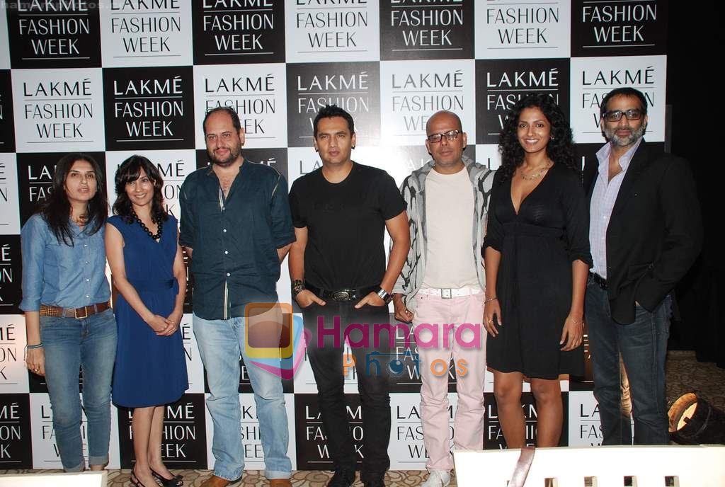 Marc Robinson, Narendra Kumar Ahmed, Sheetal Malhar at Lakme Fashion Week auditions in Grand Hyatt on 21st July 2010 