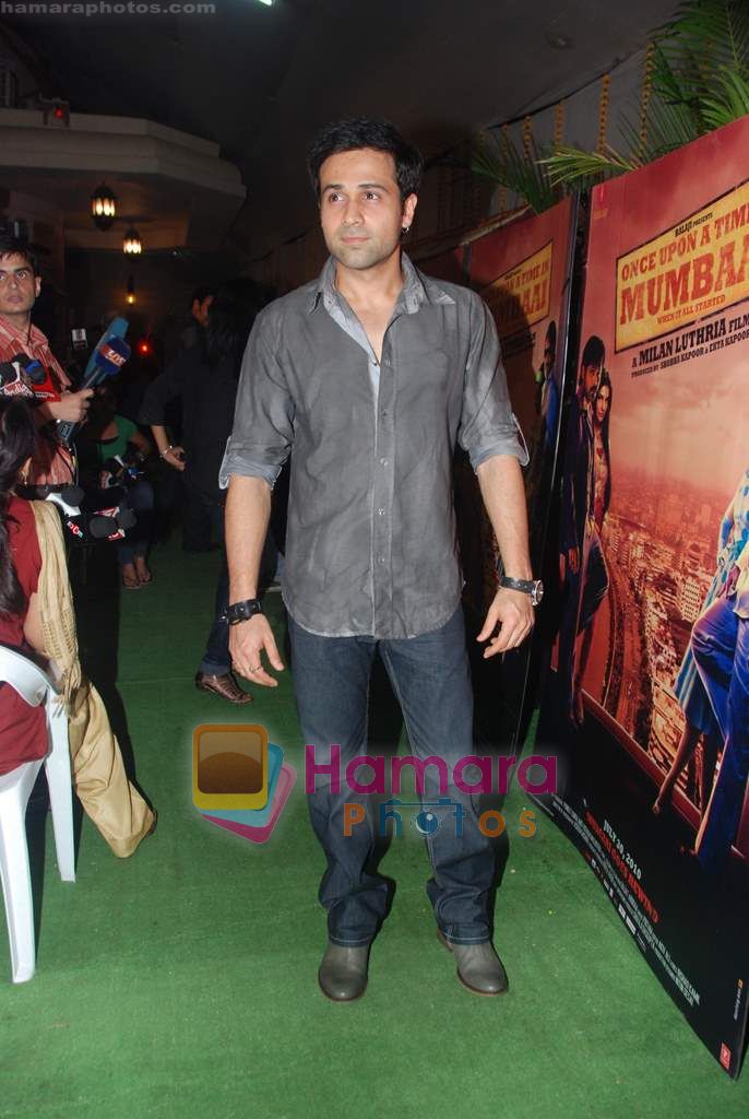 Emraan Hashmi at Once upon a time in Mumbaai success bash hosted by Ekta Kapoor in Ekta's bungalow on 4th Aug 2010 