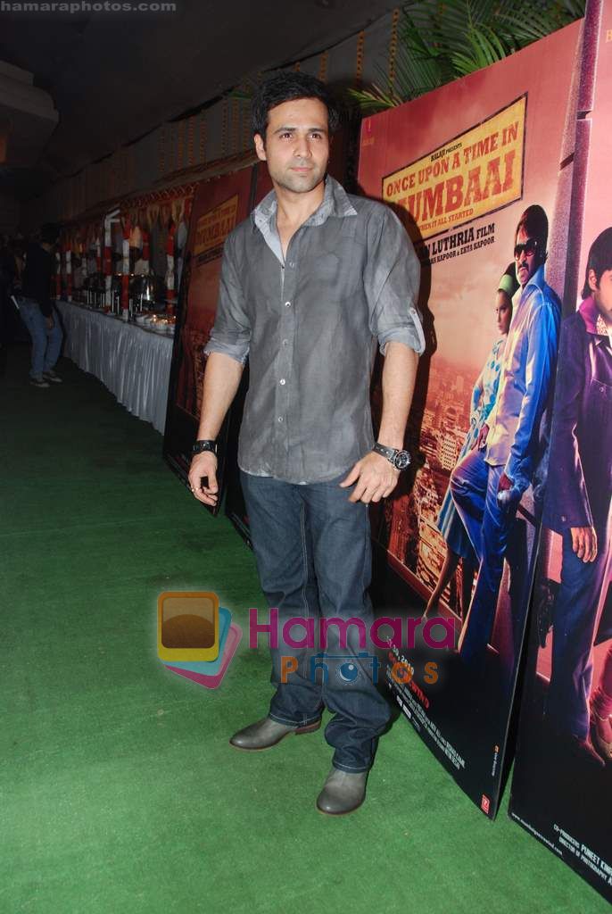 Emraan Hashmi at Once upon a time in Mumbaai success bash hosted by Ekta Kapoor in Ekta's bungalow on 4th Aug 2010 