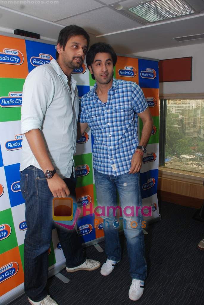 Ranbir Kapoor promotes Anjaana Anjaani at Radio City in Bandra on 5th Aug 2010 