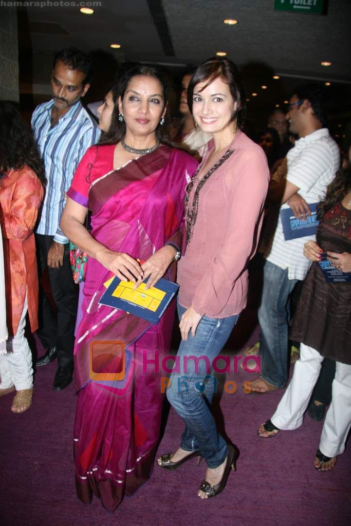 Shabana Azmi, Dia Mirza at Complicate's A Disappearing Number play in NCPA on 8th Aug 2010 