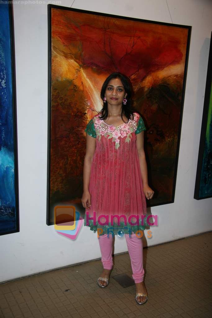 at Rekha Rana art exhibition in Musuem Art Gallery, Kala Ghoda on 8th Aug 2010 