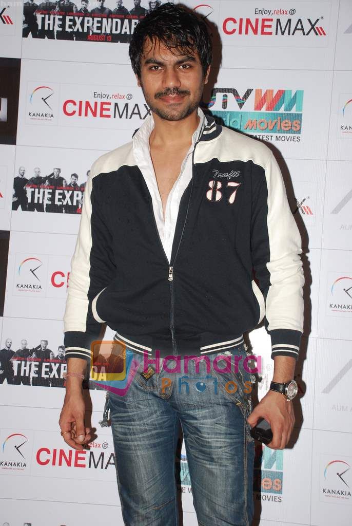 Gaurav Chopra at The Expendables premiere in cinemax on 11th Aug 2010 